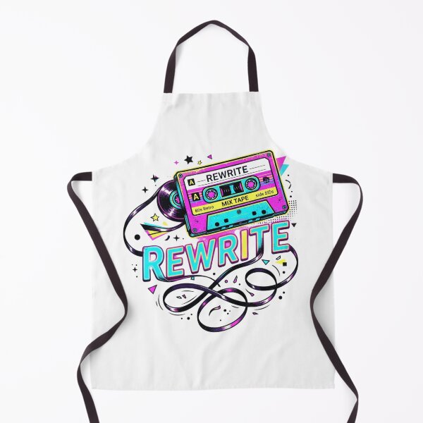 Item preview, Rewrite Retro 80s Cassette Mixtape Neon Tape designed and sold by Sanan Israyilli.
