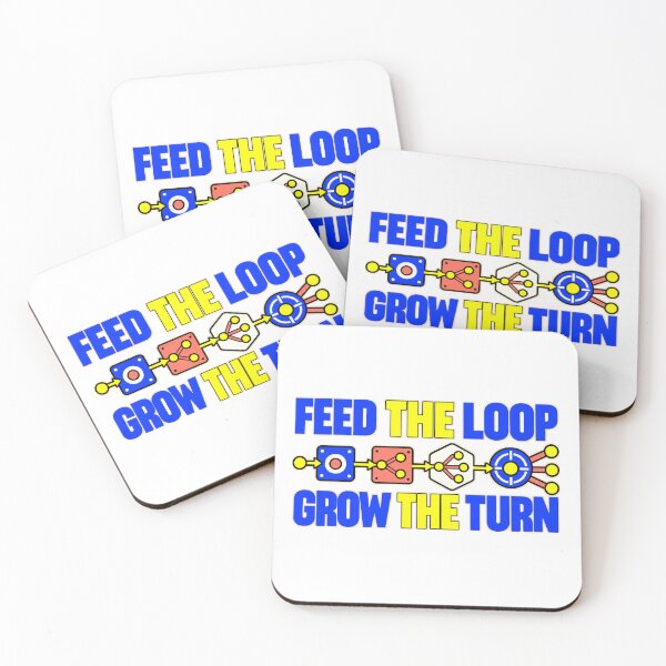 Item preview, Feed the Loop Grow the Turn designed and sold by aihrgdesign.