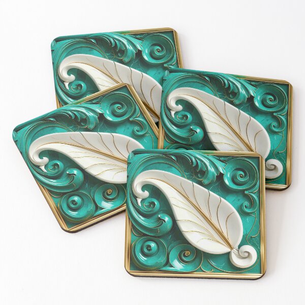 Item preview, Sculptural Jade with Gold Enamel designed and sold by Vicky Brago-Mitchell®.