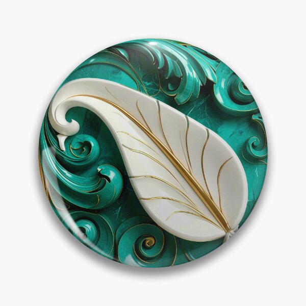 Item preview, Sculptural Jade with Gold Enamel designed and sold by Vicky Brago-Mitchell®.