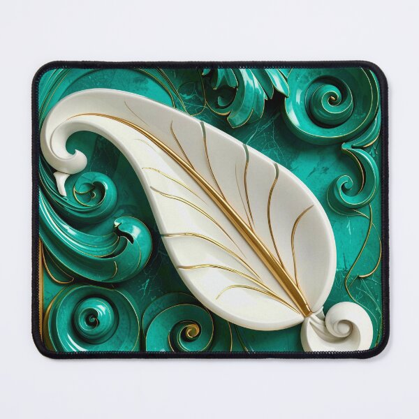 Item preview, Sculptural Jade with Gold Enamel designed and sold by Vicky Brago-Mitchell®.