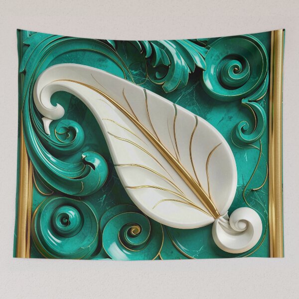 Item preview, Sculptural Jade with Gold Enamel designed and sold by Vicky Brago-Mitchell®.