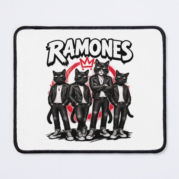 Item preview, Ramones Inspired Black Cats Punk Rock Band Graphic Design designed and sold by JessElle05.