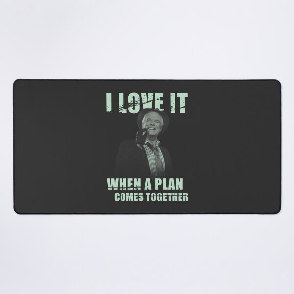Item preview, I Love It When A Plan Comes Together Inspirational Quote Design designed and sold by wonjinie.