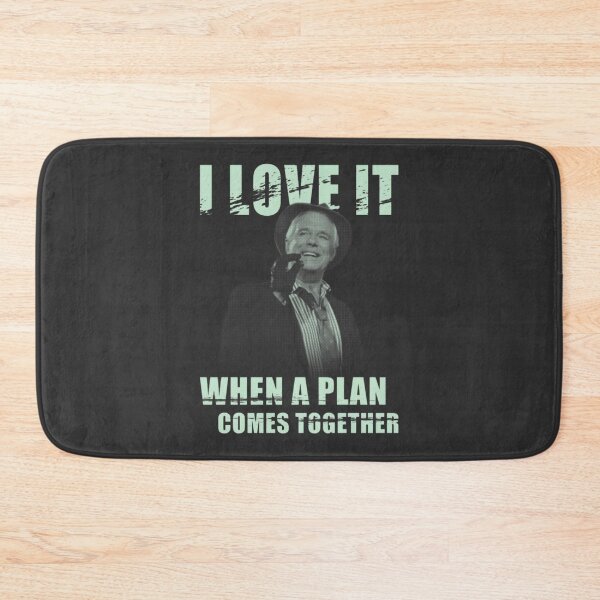 Item preview, I Love It When A Plan Comes Together Inspirational Quote Design designed and sold by wonjinie.