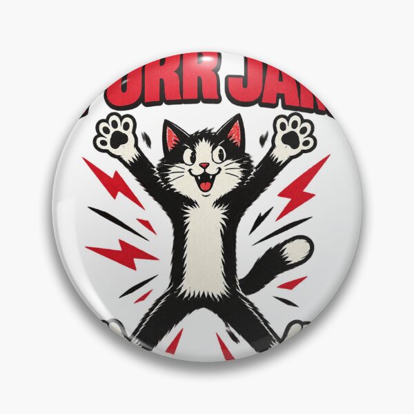 Item preview, Purr Jam The Grunge Cat Cool Alternative Music Inspired Cat Design designed and sold by JessElle05.