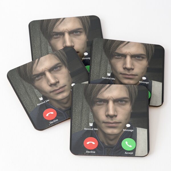 Item preview, Meme del juego de supervivencia zombie de Resident Evil FaceTime de Leon Kennedy designed and sold by tesslstmoved.