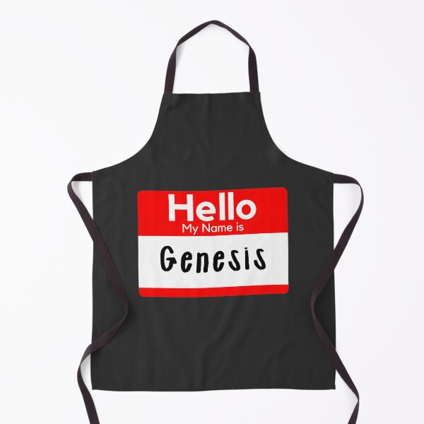 Item preview, Hello My Name is Genesis Bold Name Tag Design designed and sold by JoeWillFilms.