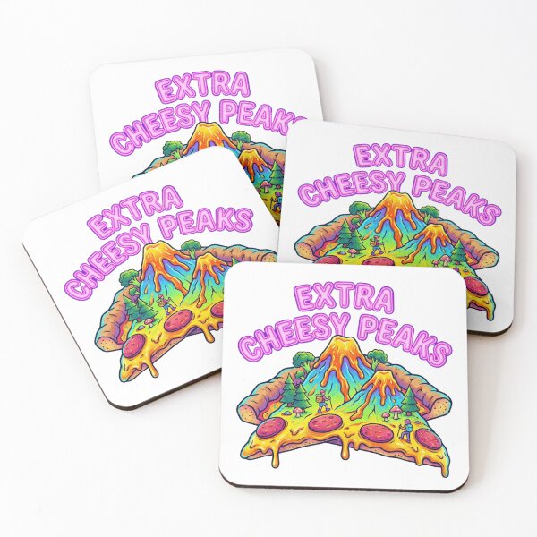 Item preview, Extra Cheesy Peaks Funny Pizza Mountain Hiking designed and sold by Sanan Israyilli.