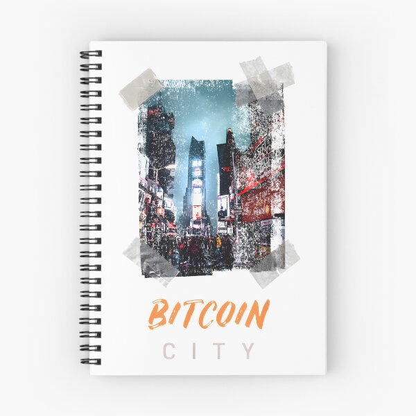Artikelvorschau, Vintage Bitcoin City BTC HODL Unisex Kryptowährungsdesign entworfen und verkauft von JoeWillFilms.