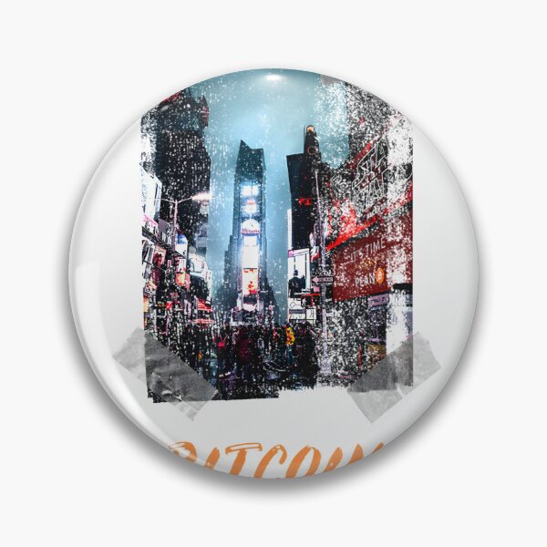 Item preview, Diseño unisex de criptomonedas Vintage Bitcoin City BTC HODL designed and sold by JoeWillFilms.