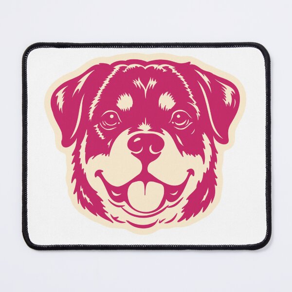 Item preview, Cute Rottweiler Dog Portrait Illustration designed and sold by mafervicenttin.