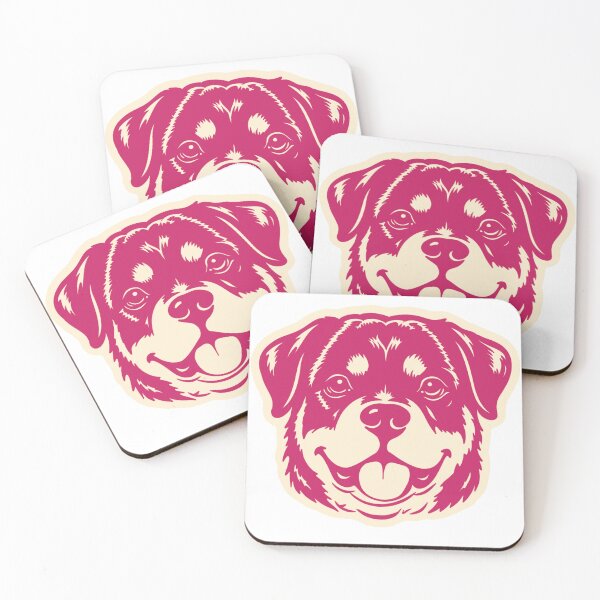 Item preview, Cute Rottweiler Dog Portrait Illustration designed and sold by mafervicenttin.