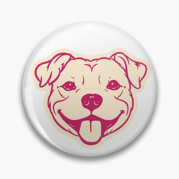 Item preview, Cute Pit Bull Dog Portrait designed and sold by mafervicenttin.
