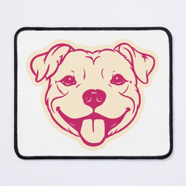 Item preview, Cute Pit Bull Dog Portrait designed and sold by mafervicenttin.