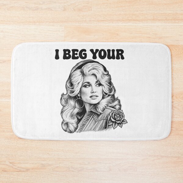 Item preview, Dolly Parton I Beg Your Parton Funny Retro Vintage Graphic designed and sold by DYALEEZ-XCR.