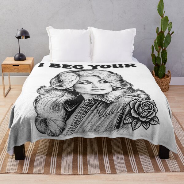 Item preview, Dolly Parton I Beg Your Parton Funny Retro Vintage Graphic designed and sold by DYALEEZ-XCR.