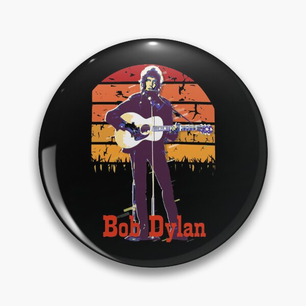Item preview, Bob Dylan Retro Sunset Folk Music Guitar Art designed and sold by CAYDENSYEL.