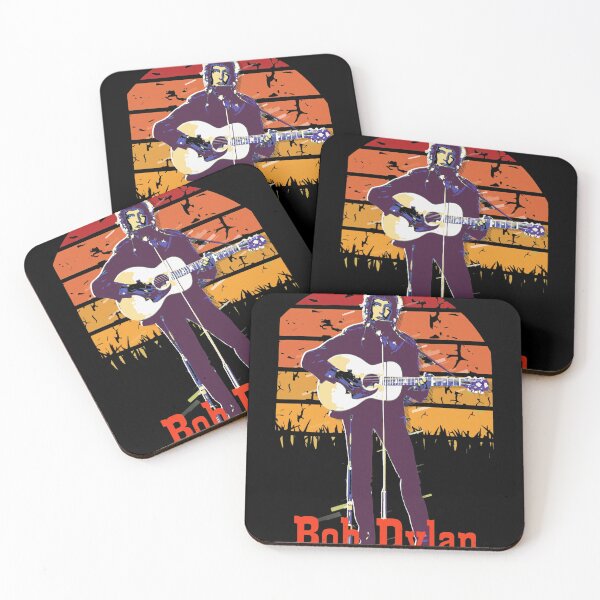 Item preview, Bob Dylan Retro Sunset Folk Music Guitar Art designed and sold by CAYDENSYEL.