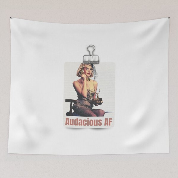 Item preview, Audacious AF Woman in Dress | Bold Confidence Statement designed and sold by pulse_retail.