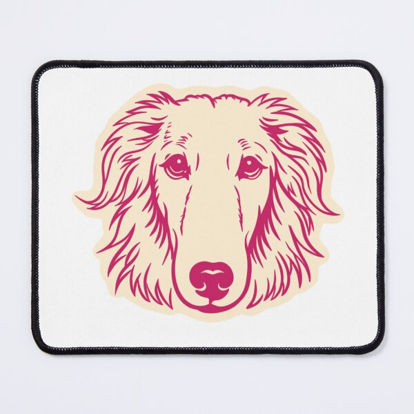 Item preview, Cute Borzoi Dog Portrait Illustration designed and sold by mafervicenttin.