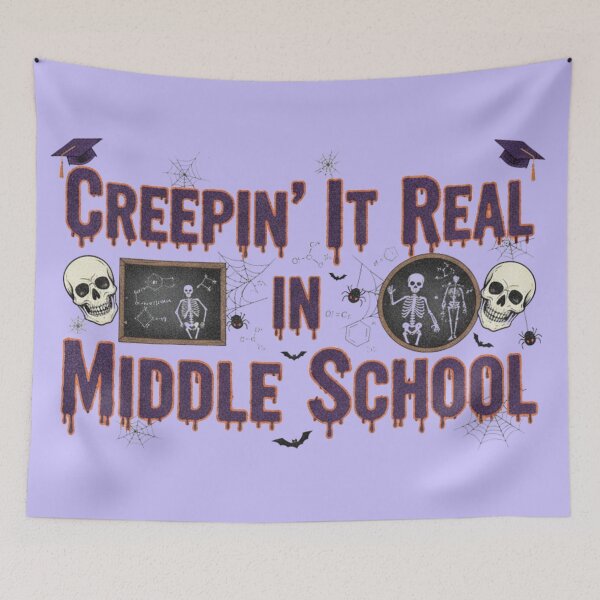 Item preview, Creepin It Real Middle School Science Chalkboard Graphic designed and sold by Exquisite Design Studio „Paculówka”.