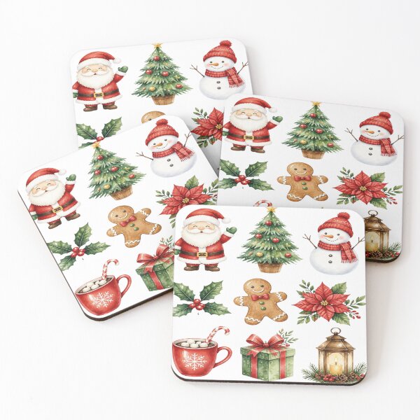 Item preview, Watercolor Christmas Clipart Set Elements designed and sold by BriSher.