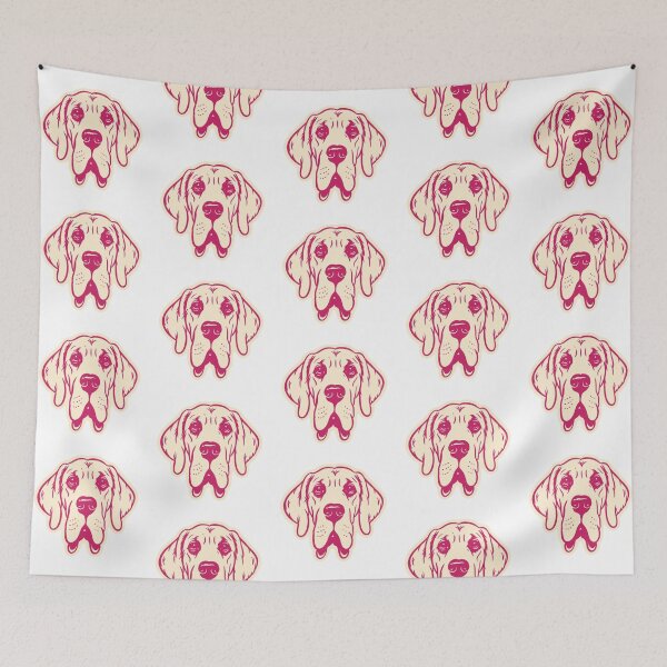 Item preview, Cute Great Dane Face Dog Illustration designed and sold by mafervicenttin.