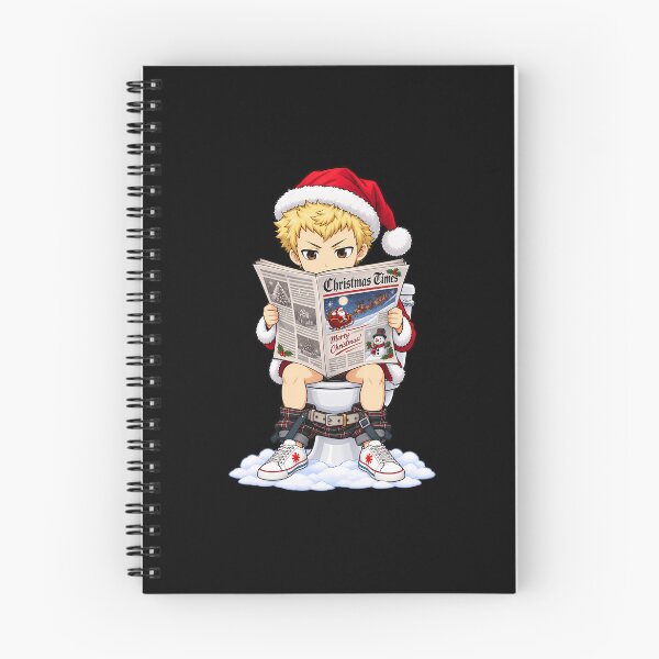 Item preview, Ryuji Sakamoto Persona 5 Christmas Newspaper Toilet Humor designed and sold by SolenneAzur.