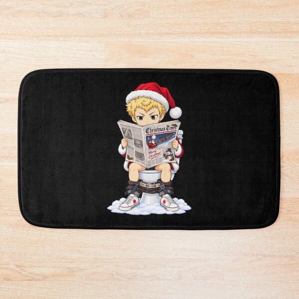 Item preview, Ryuji Sakamoto Persona 5 Christmas Newspaper Toilet Humor designed and sold by SolenneAzur.