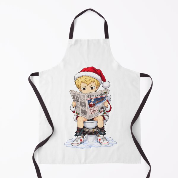 Item preview, Ryuji Sakamoto Persona 5 Christmas Newspaper Toilet Humor designed and sold by SolenneAzur.