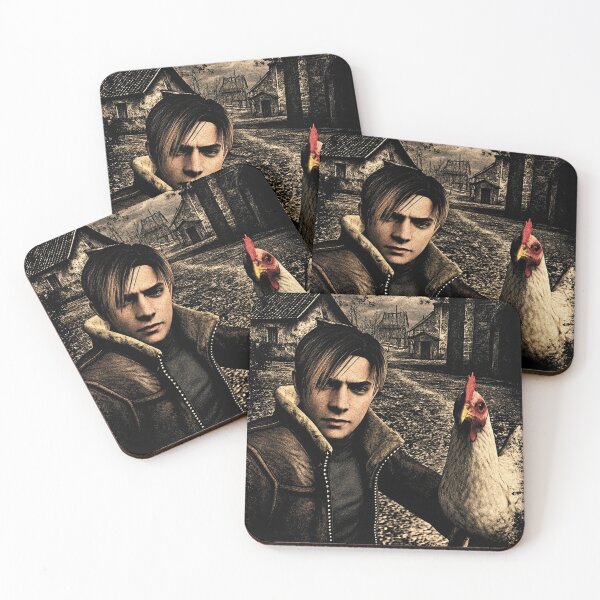 Item preview, Resident Leon Kennedy & Chicken Survival Horror Gamer Funny designed and sold by tesslstmoved.