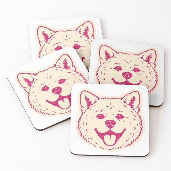 Item preview, Cute Akita Fluffly Dog Illustration designed and sold by mafervicenttin.