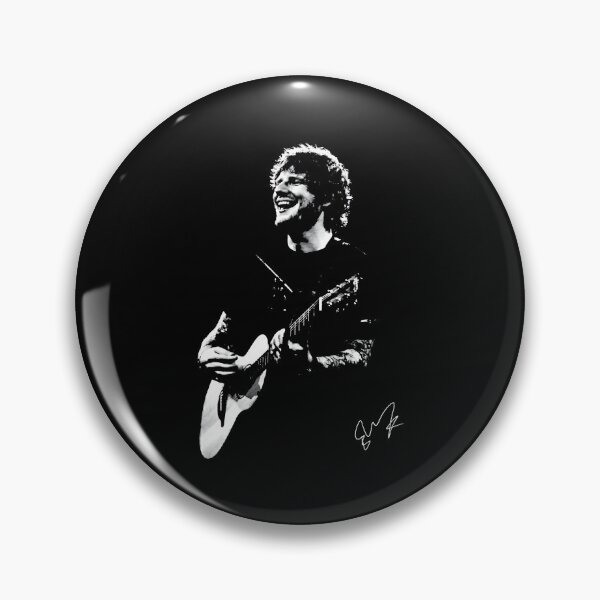 Item preview, Ed Sheeran Inspired Playing Guitar Portrait With Signature Graphic designed and sold by HollyHalls.