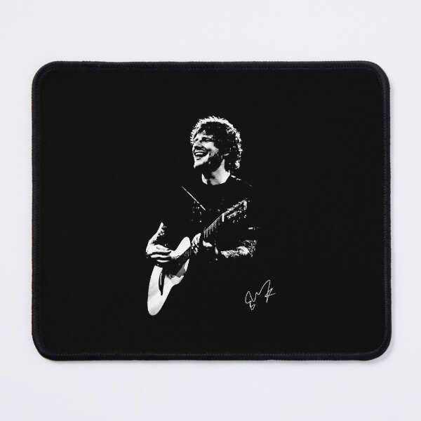 Item preview, Ed Sheeran Inspired Playing Guitar Portrait With Signature Graphic designed and sold by HollyHalls.