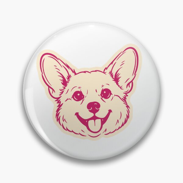 Item preview, Cute Corgi Face Puppy Illustration designed and sold by mafervicenttin.