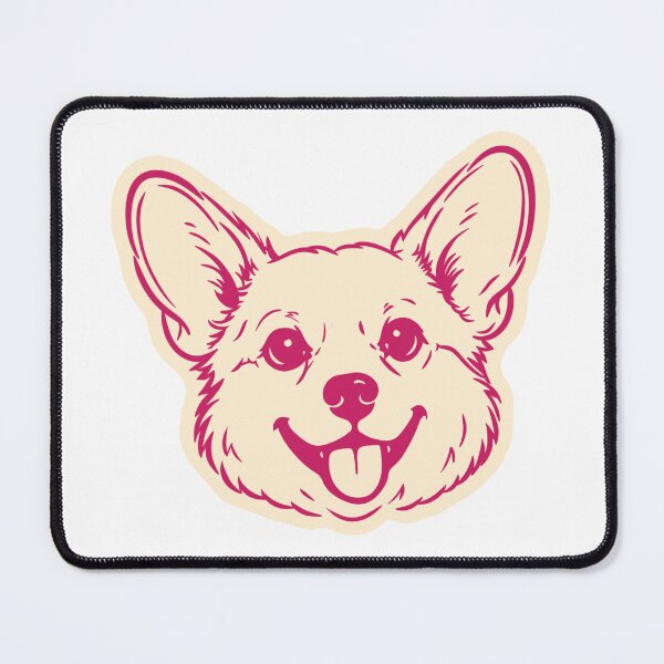 Item preview, Cute Corgi Face Puppy Illustration designed and sold by mafervicenttin.
