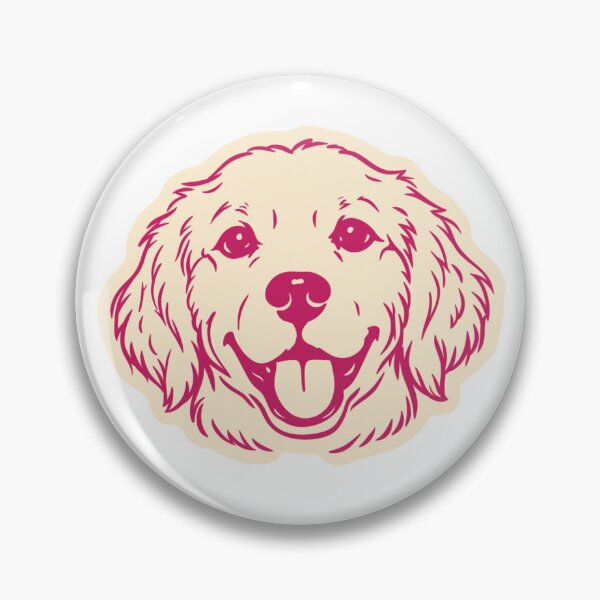 Item preview, Cute Golden Retriever Face Puppy Illustration designed and sold by mafervicenttin.