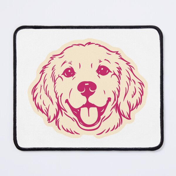 Item preview, Cute Golden Retriever Face Puppy Illustration designed and sold by mafervicenttin.