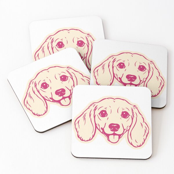 Item preview, Cute Dachshund Face Dog Illustration designed and sold by mafervicenttin.