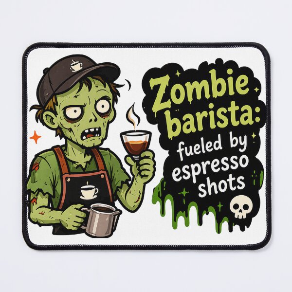 Item preview, Zombie Barista designed and sold by HaydenMillepied.