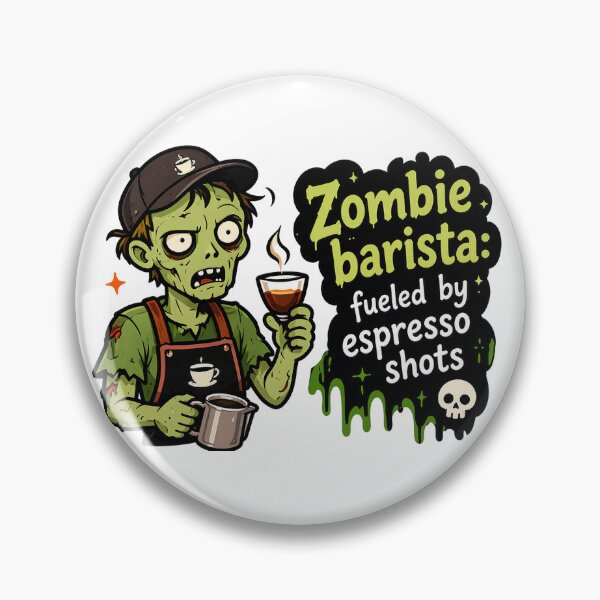 Item preview, Zombie Barista designed and sold by HaydenMillepied.