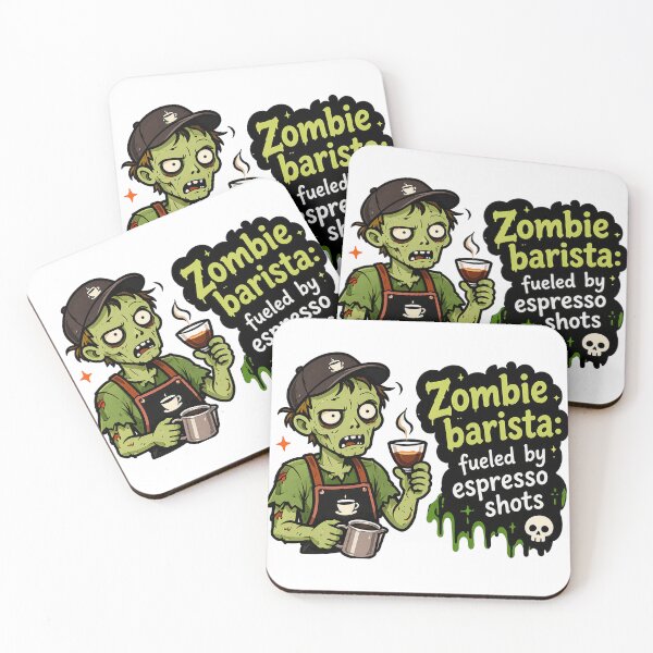 Item preview, Zombie Barista designed and sold by HaydenMillepied.