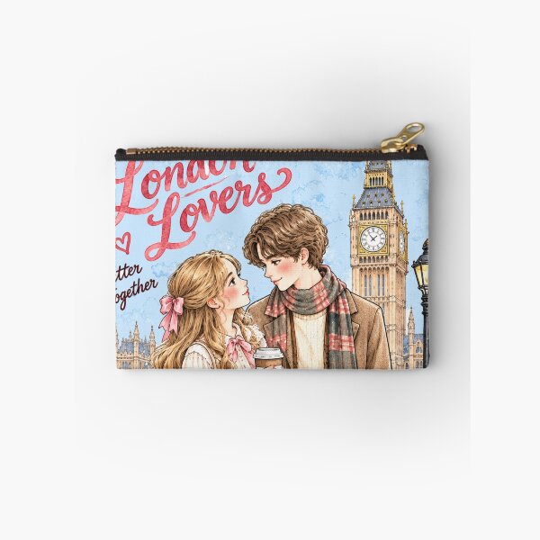 Item preview, London Lovers Better Together Romantic Couple Travel Art designed and sold by MAGICKEY2024.