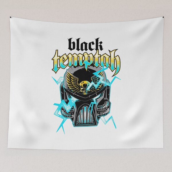 Item preview, Black Templar Helmet Lightning Art designed and sold by CAYDENSYEL.
