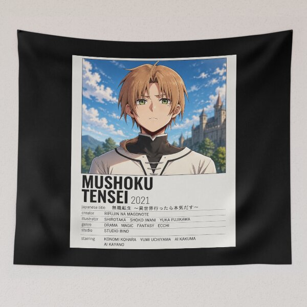 Item preview, Mushoku Tensei Jobless Reincarnation designed and sold by reezorrrr.