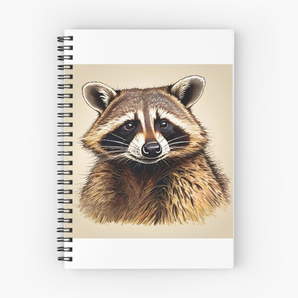 Item preview, Raccoon Engraving Style Art Print designed and sold by NorthernWallCo1.