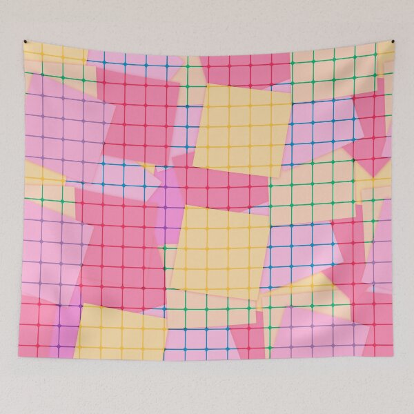 Item preview, Yellow pink plaid designed and sold by fuzzyfox.