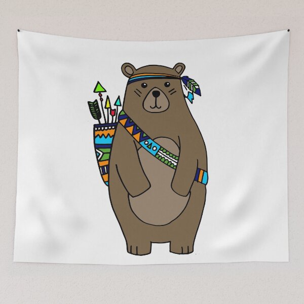 Item preview, indian bear designed and sold by wildmagnolia.