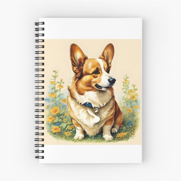 Item preview, Corgi Engraving Style Art Print designed and sold by NorthernWallCo1.